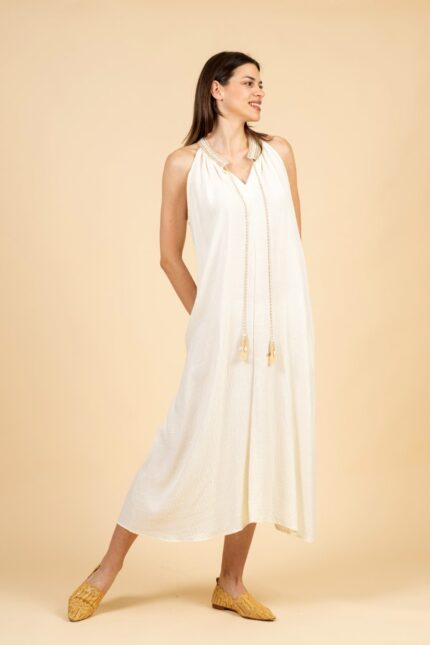 GINETTE OFF WHITE DRESS