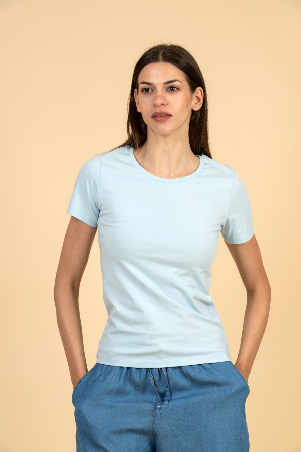 WOODY LIGHT BLUE BLOUSE WOODY LIGHT BLUE BLOUSE - Image 1