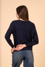 FEROE BLUE KNITTED BLOUSE - Image 2
