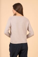 FEROE OFF WHITE KNITTED BLOUSE - Image 2