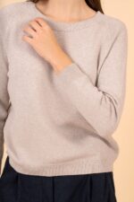 FEROE OFF WHITE KNITTED BLOUSE - Image 5