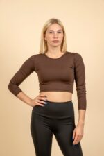 MONTE BROWN BLOUSE