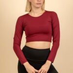 MONTE BURGUNDY BLOUSE