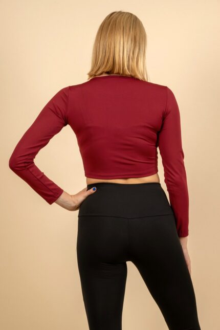 MONTE BURGUNDY BLOUSE