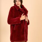 DIEGO BURGUDY ECO FUR