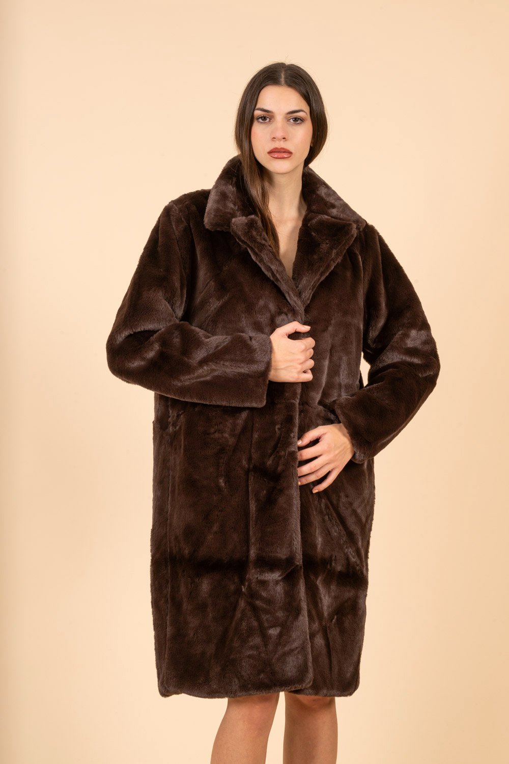 LILO BROWN ECO FUR