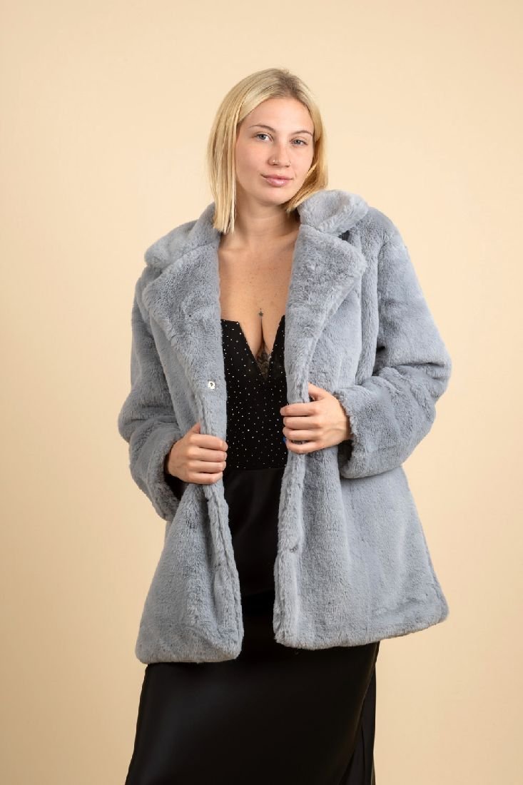MARILENA GREY ECO FUR