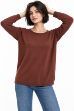 MENDOZA CHOCOLATE  BLOUSE
