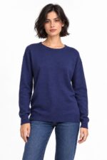 MENDOZA DARK BLUE BLOUSE