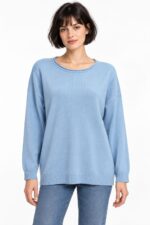 MENDOZA LIGHT BLUE BLOUSE
