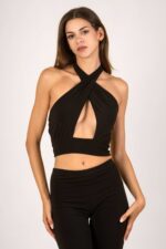 NALASA ΜΑΥΡΟ CROP TOP - Image 4