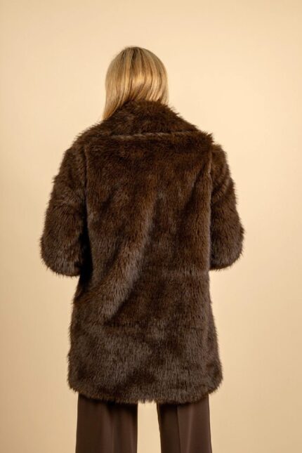 RINIA BROWN ECO FUR