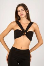 ROTINA ΜΑΥΡΟ CROP TOP
