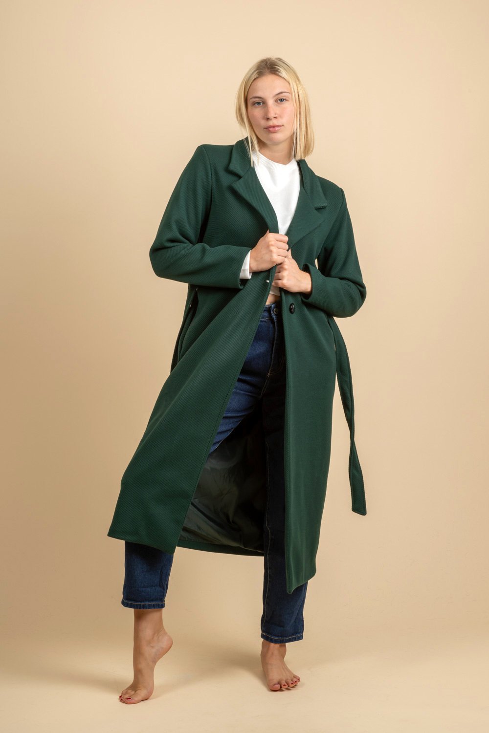 ROULA GREEN COAT