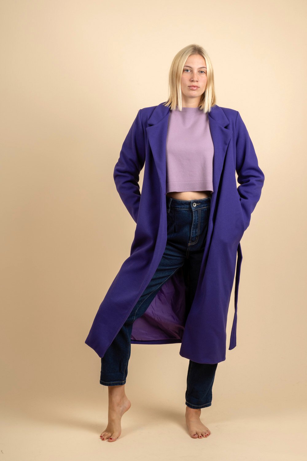 ROULA PURPLE COAT