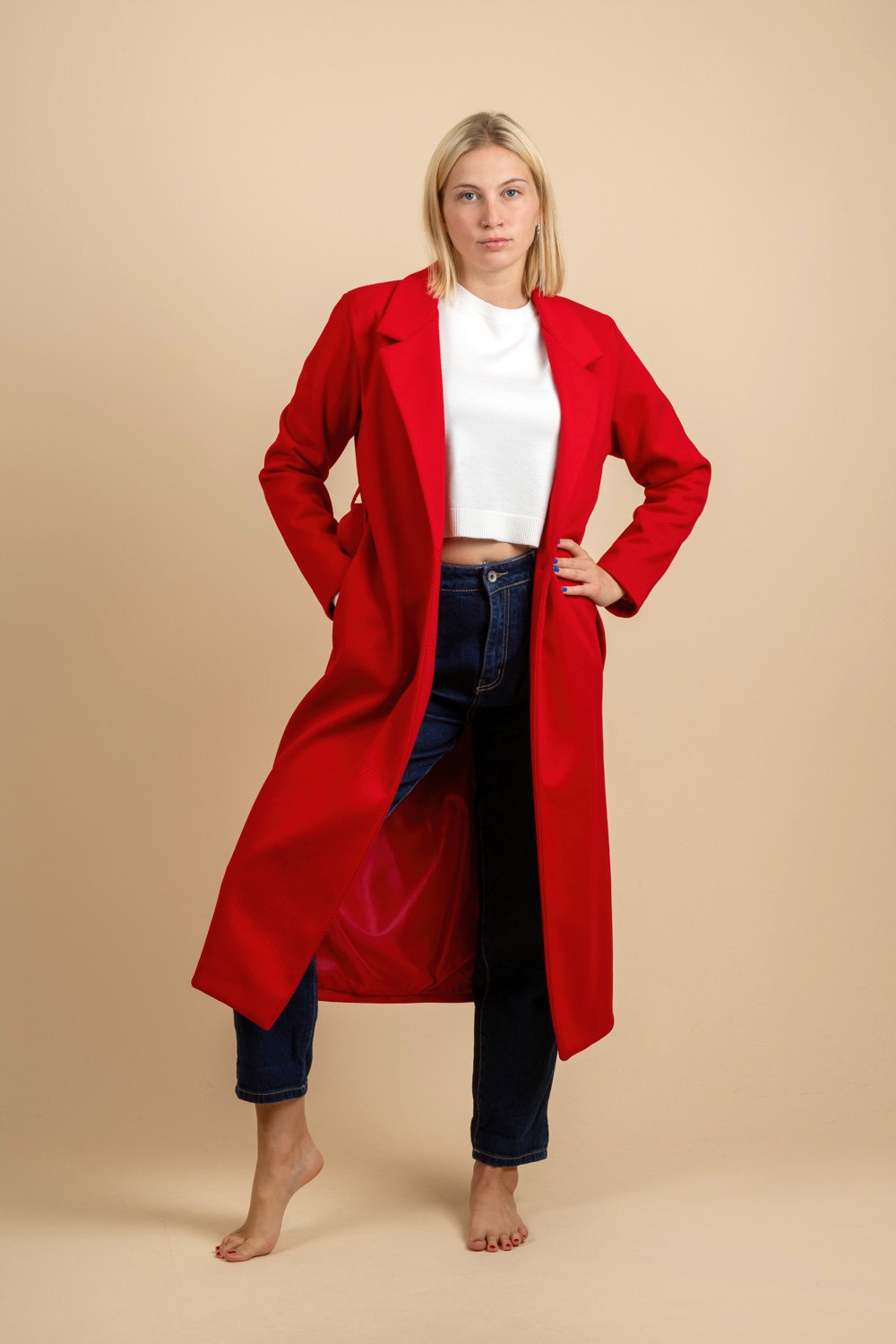 ROULA RED COAT