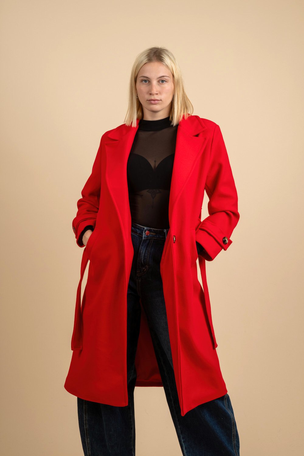 VALIA RED COAT