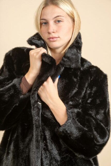 VERONICA BLACK ECO FUR